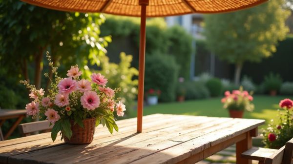 Créer des moments conviviaux avec une table de jardin adaptée