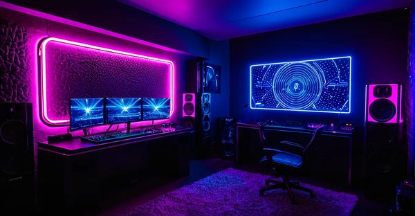Égayez votre gaming room avec des néons dynamiques