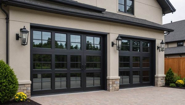 3 vantaux : les avantages d'une porte garage vitrée alliant sécurité et esthétique